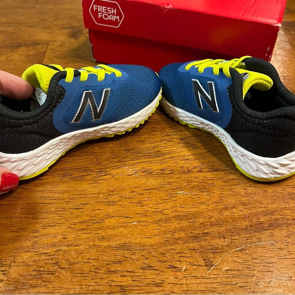 New Balance Kids Sneakers - Blue and Yellow - Picture 6 of 9